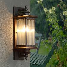 New Chinese Style Outdoor Wall Lamp