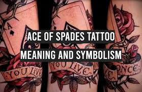 ace of spades tattoo meaning and