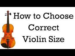 Violin Sizes Choose The Correct Size Violin Violin Sizing