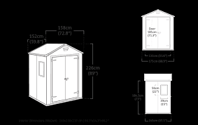 Keter Manor Shed 6x5ft Grey Keter Uk