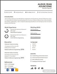 Write an engaging software engineer resume using indeed's library of free resume examples and templates. 24 Free Engineering Resume Templates Word Doc Psd Indesign Apple Pages Publisher Illustrator Template Net