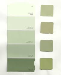 Sage Green Color Chart We Are