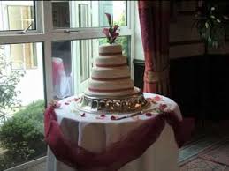 Flowers and decorations should be below eye. Diy Wedding Cake Table Decorating Ideas Youtube