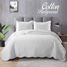 Luxury Quilted Cotton Bedspread Bed