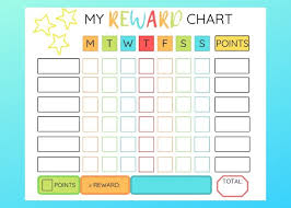 Reward Chart Printable Chore Chart Instant Download Toddler Behavior Chart