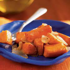 oven roasted sweet potatoes and onions
