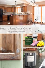 paint your kitchen cabinets in 7 days