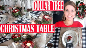 dollar tree christmas table decorations