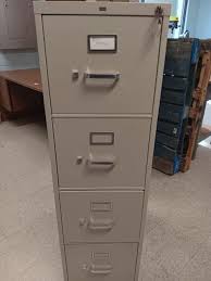 metal office filing cabinets with 4