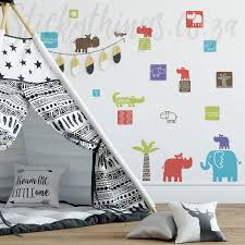 Funky Jungle Wall Stickers African