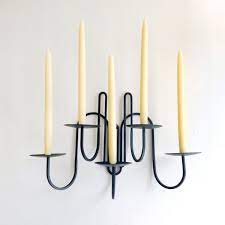 Iron Wall Candle Holder Five Arm June