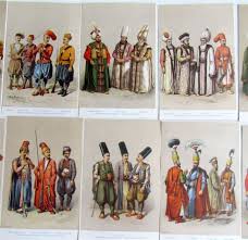 costumes of ottoman empire lot of 22
