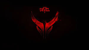 red devil silhouette wallpaper