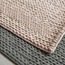 wollen rectangular braided wool rug