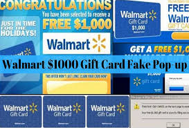 Maybe you would like to learn more about one of these? Walmart 1000 Gift Card Scam Fake Pop Up Ad Beware