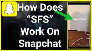 how to do sfs on snapchat you