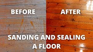 sand and seal wooden floors as a diyer