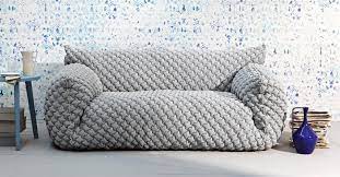 quilted goose down sofa with removable