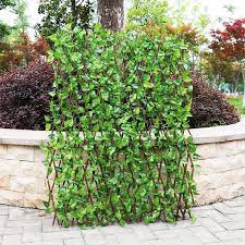 12x Artificial Ivy For Wall Balcony