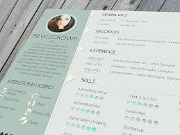 Mint Resume Template Free Psd Template Psd Repo