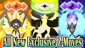 Pokemon Ultra Sun & Ultra Moon - All New Exclusive Z-Moves! (1080p HD) -  YouTube