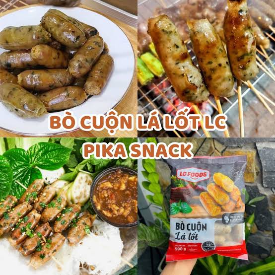 🔥 BÒ CUỘN LÁ LỐT LC FOOD – MÓN NGON TRUYỀN THỐNG, HƯƠNG VỊ KHÓ QUÊN! 🔥 Bò Cuộn Lá Lốt LC Food – sự kết hợp hoàn hảo giữa vị ngọt