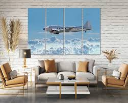 Airplane Aircraft Cool Canvas Art Plane