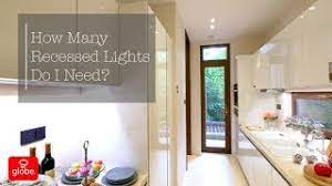 how many recessed lights do you need in