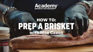 how to prep a brisket for smoking