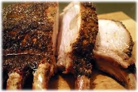 garlic barbecue pork rib roast