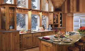 rustic alder kitchen cabinets dewils