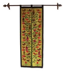 tapestry handcrafted birds wall hanging