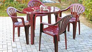 Spray Painting Plastic Outdoor Furniture