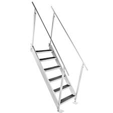 bestequip aluminum dock ladder 6 steps
