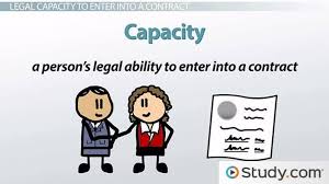legal capacity in contract law