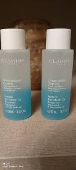 2 x clarins instant eye make up remover
