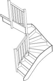Left Hand Double Winder Staircase U