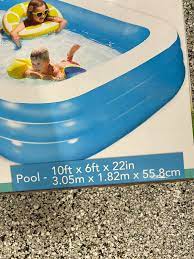 10ft inflatable family swimming pool