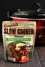 slow cooker pot roast with cbell s