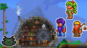 More NPC Themed Houses! (Demolitionist, Dye Trader, Dryad) | Terraria -  YouTube