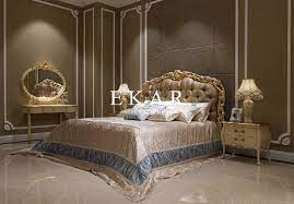 italian leather bed in foshan china