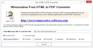 And you'd like a fast, easy method for opening it and you don't want to spend a lot of money? Winnovative Free Online Html To Pdf Converter