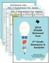 This time of year we receive several phone calls from parents that are here is a link to some released tests that parents can have their child take at home. 2016 Math Staar Released Test 3rd Grade Summary And Analysis Treetopsecret Education