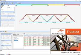 pre design of large span trusses software