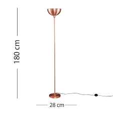 Forseti Copper Uplighter Floor Lamp