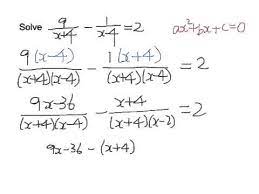 Quadratic Equations