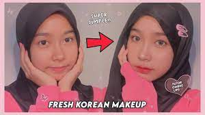 fresh korean makeup look di kulit sawo