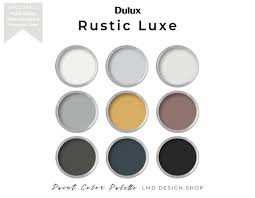 Rustic Dulux Paint Palette Canadian