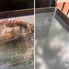 how to clean a flat top grill family