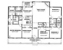 House Plan 64523 One Story Style With